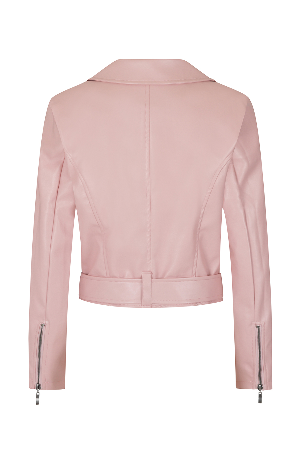 Pink Lady Faux leather Jacket